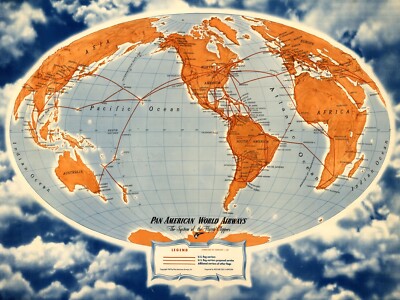 12925.Decoration Poster.Wall art.Home vintage interior design.Retro World Map