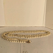 Fashion Pearl Necklace Long Faux White Beads Women  s Layering Jewelry 30"
