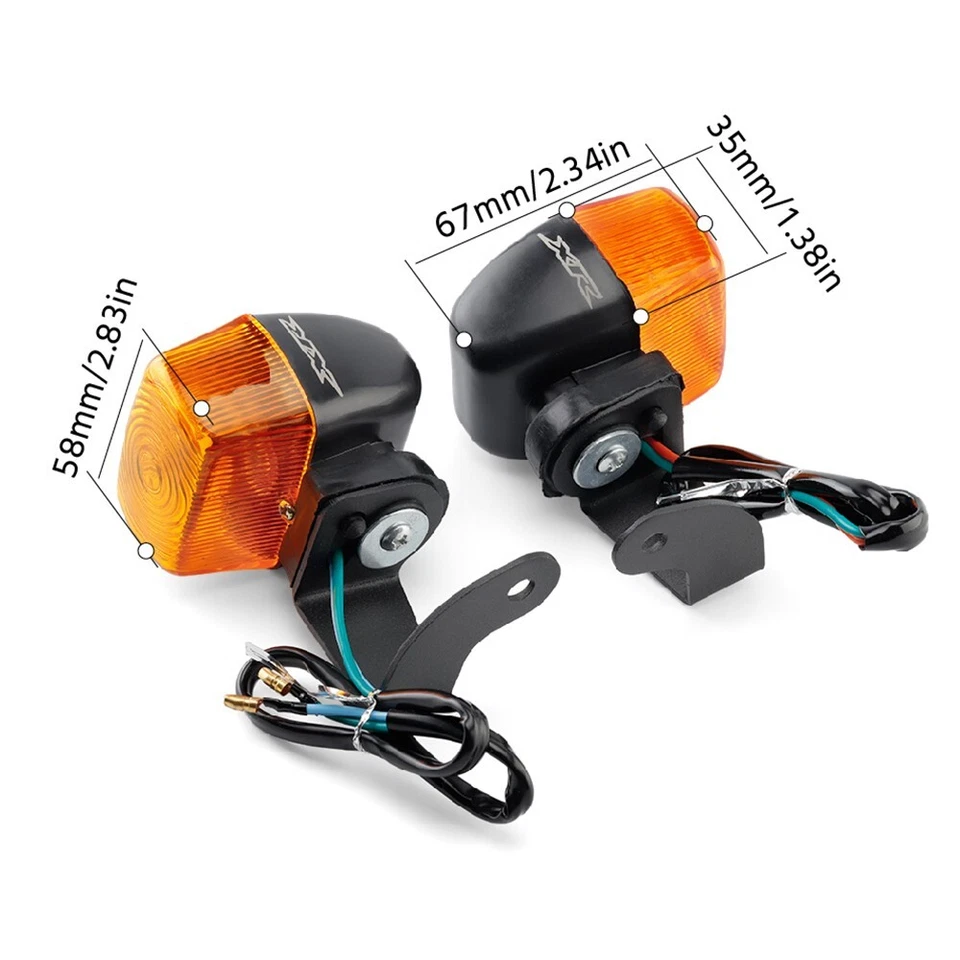 For HONDA XR600R XR400R XR250R 1996-2000 Rear Turn Signal Lights Indicator Lamp - Image 2 of 4