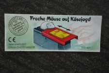 BPZ alt - Freche Mäuse auf Käsejagd 656-421 Ü Ei 1996
