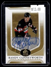 2020-21 SP Signature Edition Legends Gold Spectrum Foil Autographs Randy