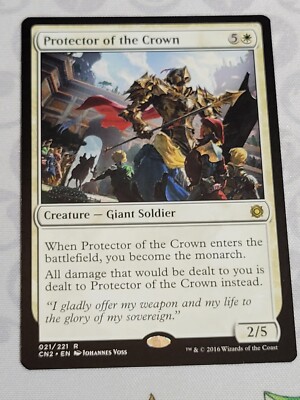 C4230 MAGIC MTG CONSPIRACY 2 PROTECTOR OF THE CROWN #021 NM RARE