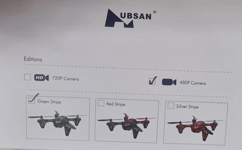 Drohne H107C Radiocomandata Mini Revell Drohne HUBSAN×4 Mit Kamera - Bild 3 von 4