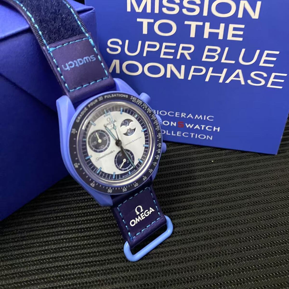Swatch x Omega Moonswatch Mission To The Super Blue Swatch x Omega Moonswatch Mission To The Super Blue