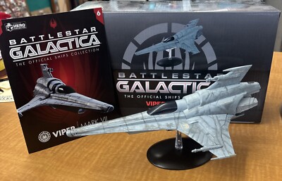 Battlestar Galactica Collection Viper Mark VII Eaglemoss With Booklet