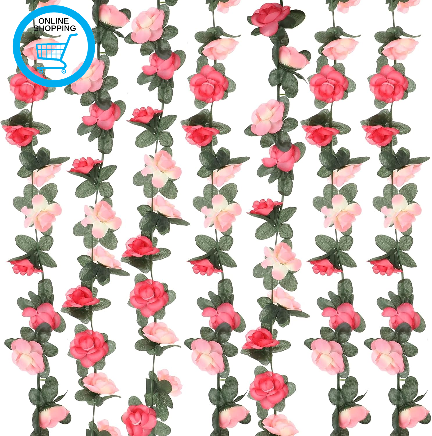 Artificial Flowers Garlands 5 Meters Fake Flower Garland Artificial Flowers Hang