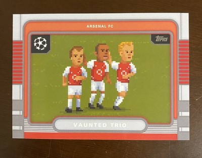 Topps 25-26 UEFA Club Competitions 8-Bit Shots Vaunted Trio Arsenal #8B-10