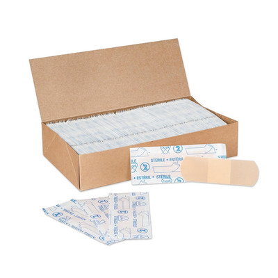 American White Cross Adhesive Bandages Sheer Strips 1 Inch x 3 Inch Bulk Case of