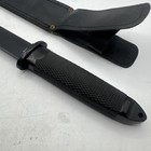 BUDK Knives SpeciaL Black  Handle Fixed Blade Hunting Knife With Sheath Bk1217 — photo 4