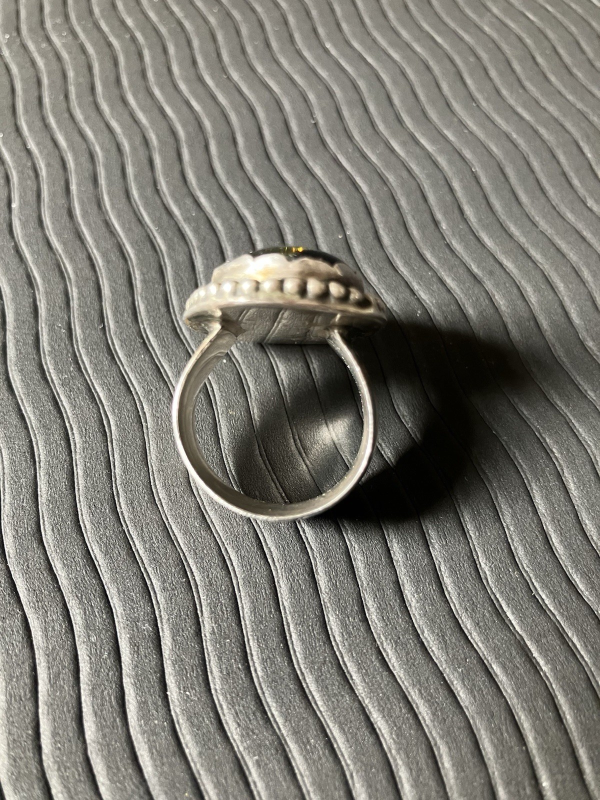 Sterling Silver Statement Ring Rainbow Fire Dichr… - image 15