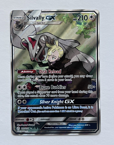 Silvally GX 227/236 Cosmic Eclipse Full Art Holo 2019 Eng NM