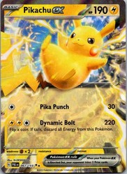 Pikachu ex 063/193 Paldea Evolved Double Rare Holo