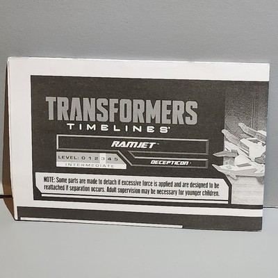 Transformers Timelines TFCC RAMJET - INSTRUCTIONS ONLY