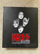 2001 KISS Alive Collector Card Binder & 72-Card Complete Set
