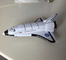 Vintage Nasa 7.5 " Die Cast Toy Space Shuttle Endeavour