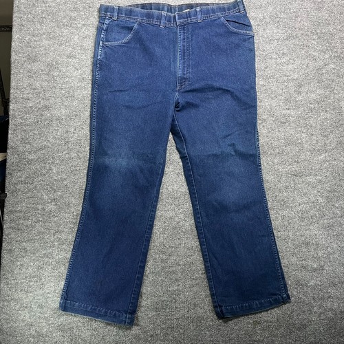 Vintage Comfort Action Sports Jeans Men's Blue Denim Straight Classic - 41X29.5