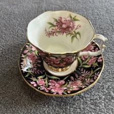 Royal Albert Provincial Flowers Fireweed Tea Cup And Saucer 1975