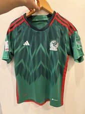 adidas Mexico National Team Soccer Jersey Unisex Adult Size S Green Red