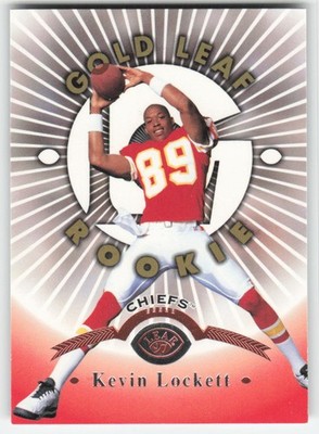 1997 Leaf #165 Kevin Lockett Kansas City Chiefs Rookie FB1R2S16