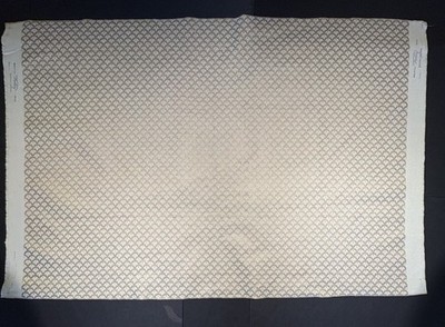 Fortuny CANESTRELLI in ivory & silvery gold texture- 1 Yard (51x37 inches) #5095