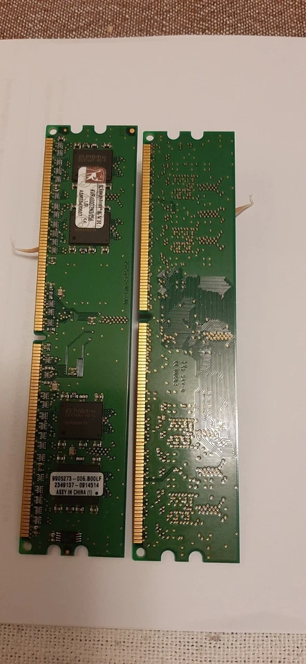 Kingston KVR400D2N3/256  DDR2-400  256MB  1,8V  PC2-3200  Vintage  RAM - Immagine 3 di 3