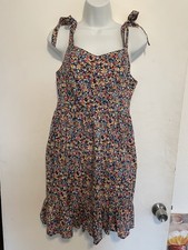Old Navy Floral Print Spaghetti Strap Summer Dress size S NWT