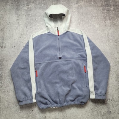 Nike Hex Tn Reversible Fleece Jacket Zip Anorak Mens Size M VINTAGE Y2K