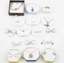 Bomb Party Fine Metal Plated Mixed Jewelry With Lab-Created Gemstones  Lot of 16