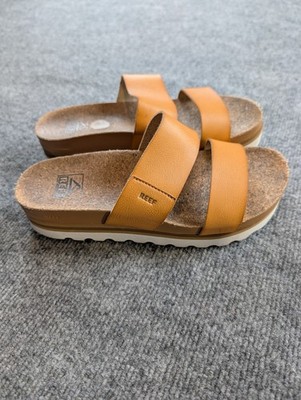 Reef Tan Dual-Strap Slide Sandals REEF Cushion Vista Sandal - Women main image 4