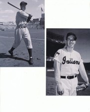 joe dimaggio yankees bob feller indians 3 4x6 photos