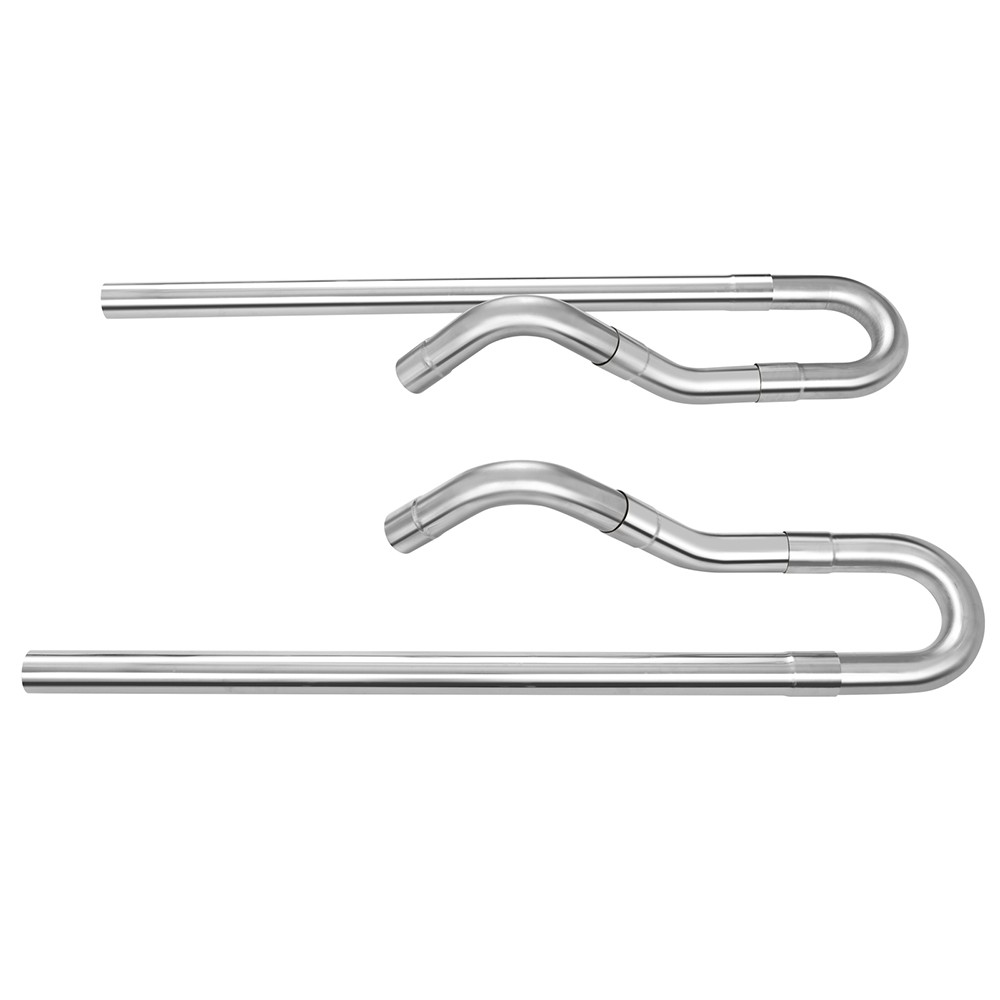 2.5" Exhaust Tubing Pipe kit Mandrel Straight U Bend 90° For Chevy Silverado