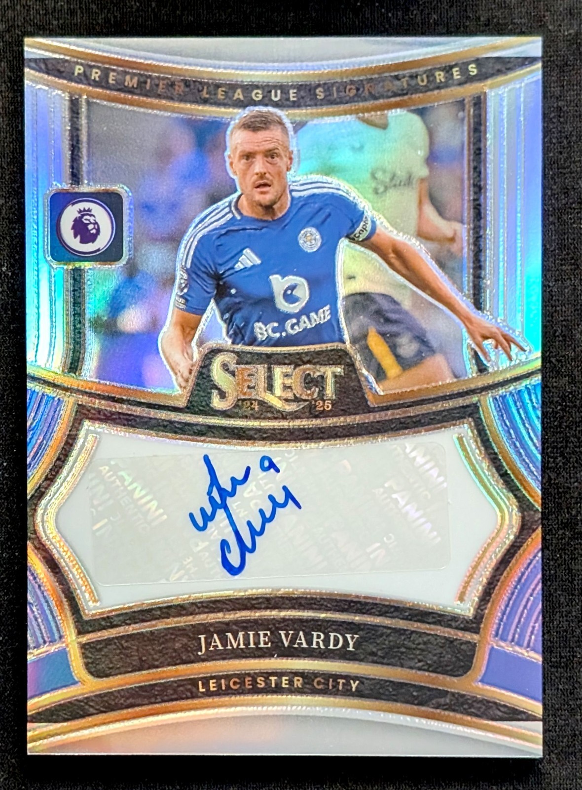 Jamie Vardy 2024-25 Panini Select Premier League Signatures Leicester England