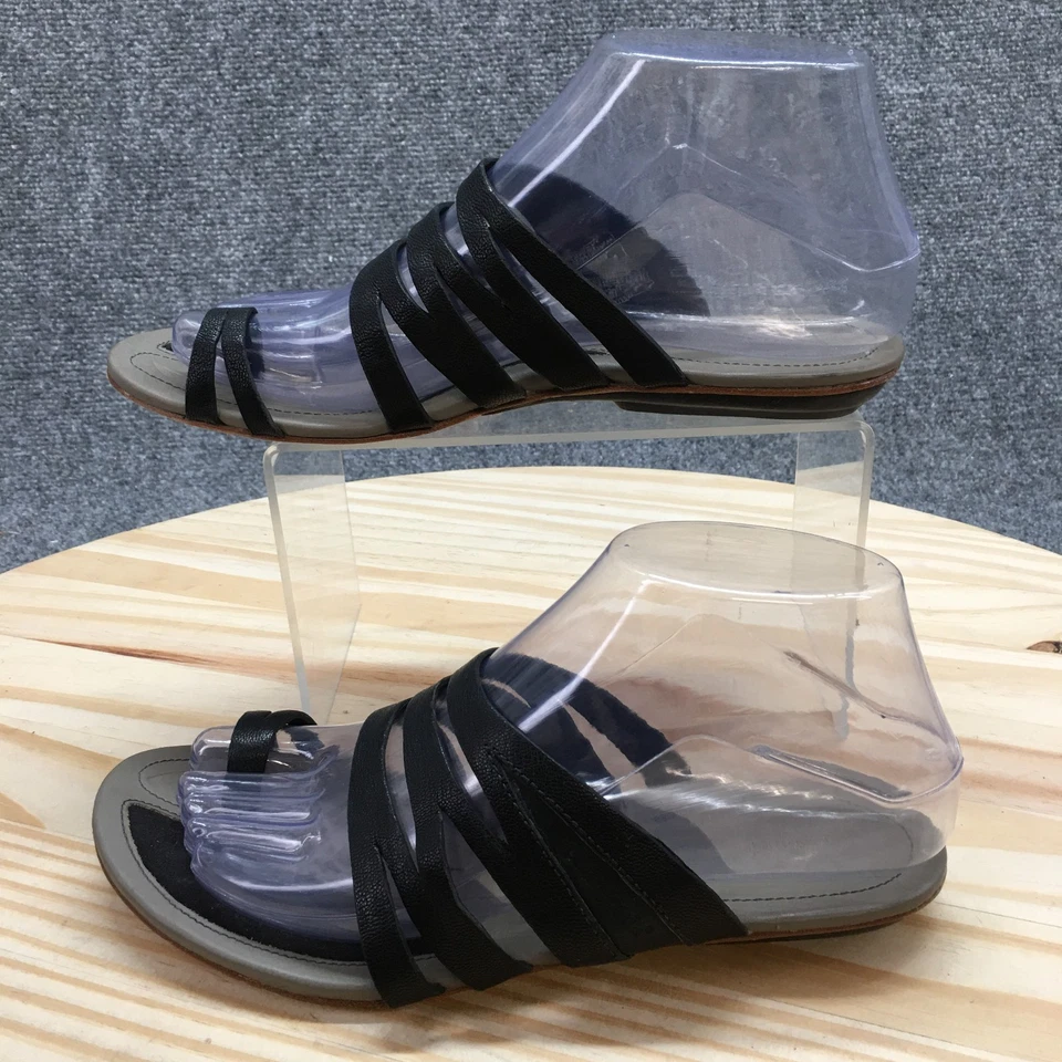 Sandalias Patagonia para mujer 7 rebanadas Bandha sin cordones cuero negro informales Foto 2 de 4