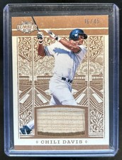 2025 Leaf Lumber Chili Davis Game Used Bat Bronze #/45