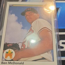 Upper Deck 1989 Ben McDonald #54 Rookie Baltimore Orioles Baseball Trading Card. rookie card picture