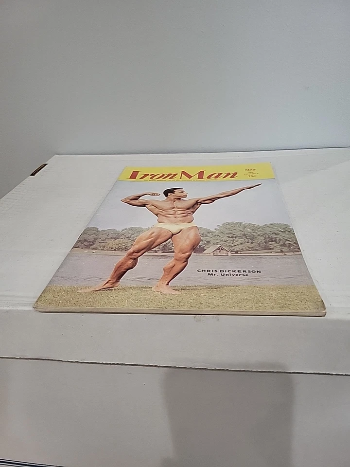 Iron Man Magazine May 1972 Chris Dickerson Cover Body Building Gay Mr. Universe Foto 4 de 4