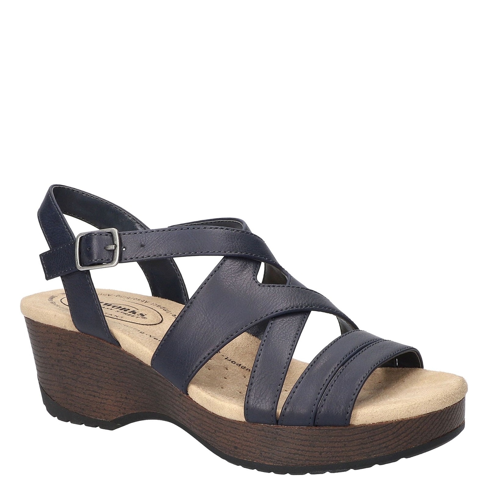 Женские сандалии Easy Works Rosella 9.5 B(M), цвет темно-синий, США