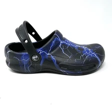 Crocs Bistro Lightning Bolt Comfort Clogs Slip Resistant Heel Strap Unisex M6 W8