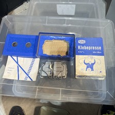 vintage German Ising Klebepresse film splicer 8/16 mm with instructions