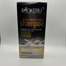 Mokeru Coconut Dye & Shampoo Hair Color 04 Grape Red Professional Kit SEALED