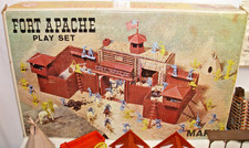 MARX FORT APACHE PLAYSET 1960s BOXED SHARP 