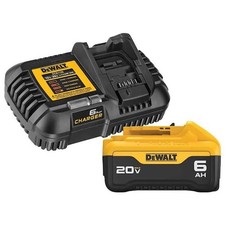DEWALT 20V MAX Lithium-Ion 6.0 Ah Battery and Charger DCB206C