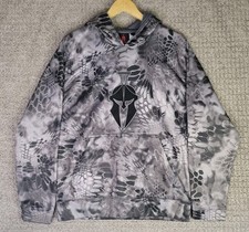 Kryptek Raid Camo Pullover Hoodie Sweatshirt Men's Size Small Outdoor Hunting