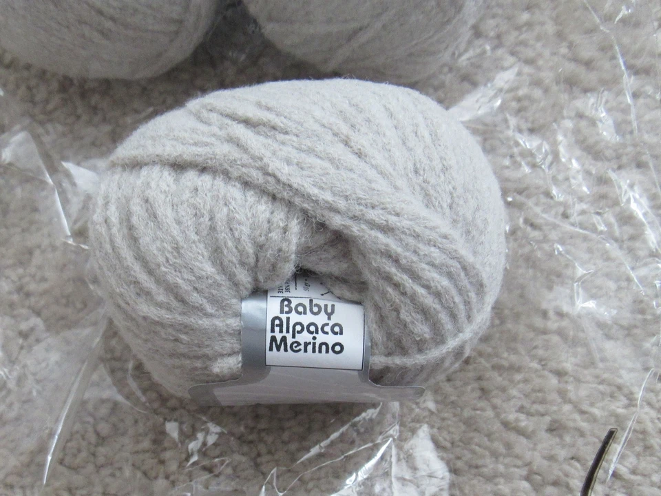 New 7 Skeins Ice Yarns  "Baby Alpaca Marino " - Image 2 of 4