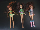 Winx Club Mattel 2005 Charmix 3 x Layla-Aisha Puppen