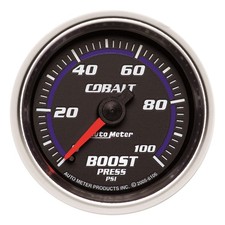 Auto Meter Cobalt Boost Gauge 2-116 Mechanical Full Sweep
