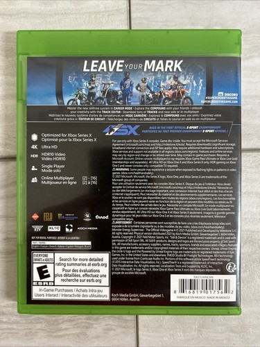 Monster Energy Supercross 4 - Microsoft Xbox Series X|S EUC getestet CIB authentisch - Bild 2 von 4