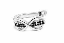 Handmade Earrings – Boho Vintage Dangle with Black Stone Detail