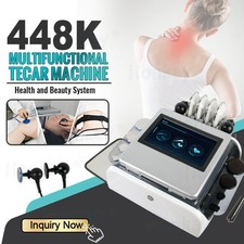 Tecar Therapy Machine Physiotherapy CET RET 448khz Sports Injury Pain Relief