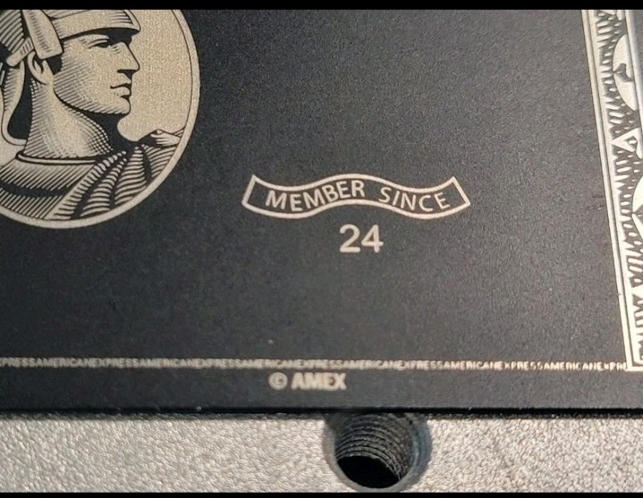  American Express AMEX METAL Black Card *Novelty Card* READ DESCRIPTION*